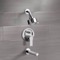 Chrome Shower Faucet Set with Multi Function Shower Head